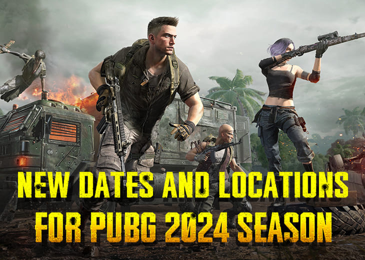 New dates and locations for PUBG 2024 season